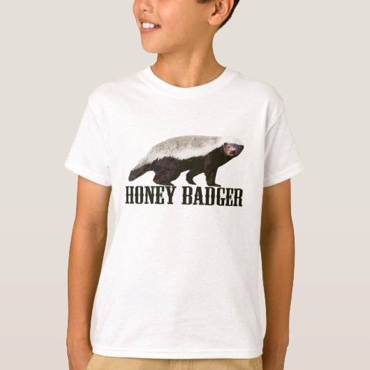 Cool Rustic Honey Badger T-shirt (Voorkant)
