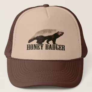 Cool Rustic Honey Badger Trucker Pet