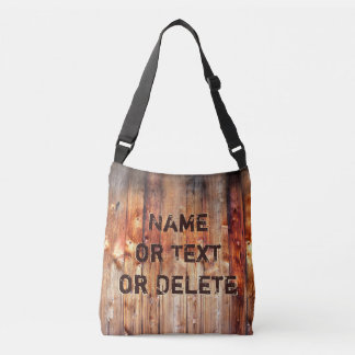 Cool Rustic Personalized Crossbody Bag for Men Crossbody Tas