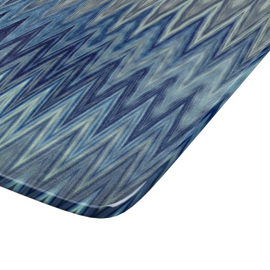 COOL Rustic Zigzag Wavy Pattern Snijplank (Hoek)