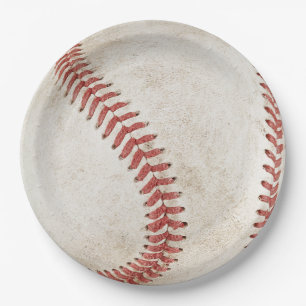 Cool rustieke honkbal Sport team Modern Papieren Bordje