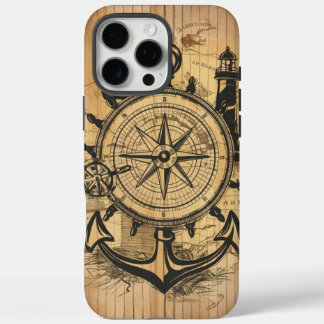 Cool Rustieke Nautilus Ontdekkingsreiziger iPhone 16 Pro Max Hoesje