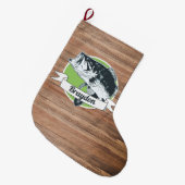 Cool Rustige tas Vist Mannen buiten Grote Kerstsok (Voorkant (Hangend))