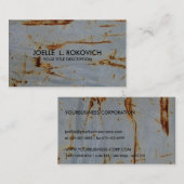 Cool Rusty Grunge Generic Card-sjabloon Visitekaartje (Voorkant / Achterkant)