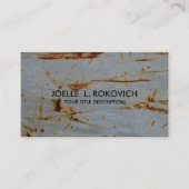 Cool Rusty Grunge Generic Card-sjabloon Visitekaartje (Voorkant)