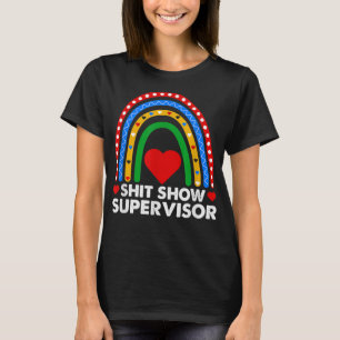 Cool S.h.i.t show Supervisor Hilarious Vintage voo T-shirt