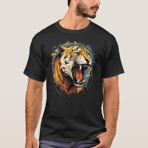 Cool Sabeltandgezicht voor prehistorische Mammoete T-shirt