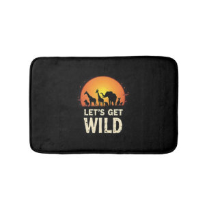 Cool Safari Design voor mannen Vrouwen Kinder Safa Badmat