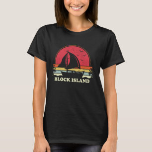Cool Sailboat Boat Sailor Block Island Sai T-shirt