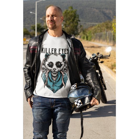 Cool Samurai Panda T-Shirt | Fierce Panda Warrior