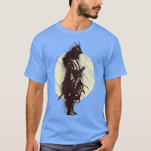 Cool Samurai Warrior Backside T-Shirt Copy Copy