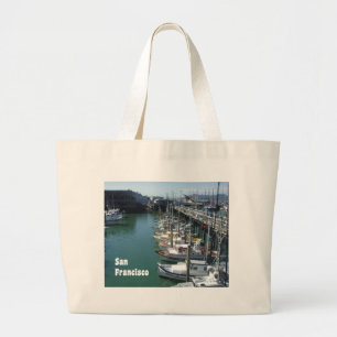 Cool San Francisco Docks Grote Tote Bag