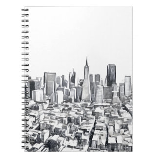 Cool San Francisco SF Citiscape Notitieboek
