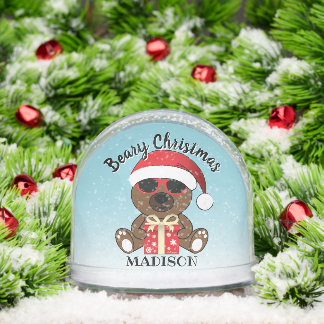  Cool Santa Bear Beary Christmas Custom text name