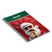 Cool Santa Claus Notitieboek (Rechterzijde)