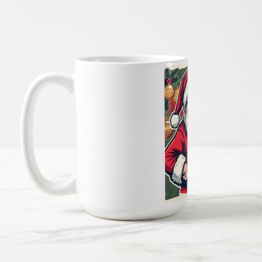 Cool Santa Claus with Trendy Sunglasses Koffiemok (Links)