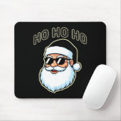 Cool Santa In Black Hat Sungles Graphic 2  Muismat (Met muis)