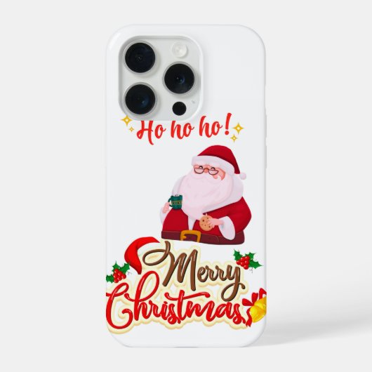 Cool Santa iPhone Hoesje (Achterkant)
