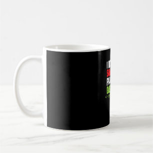 Cool Santa Kerstmis voor bass Guitar Player Koffiemok