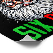 Cool Santa Says Six Seven Funny Christmas 67 Meme  Poster (Hoek)