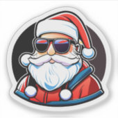 Cool santa sticker (Voorkant)