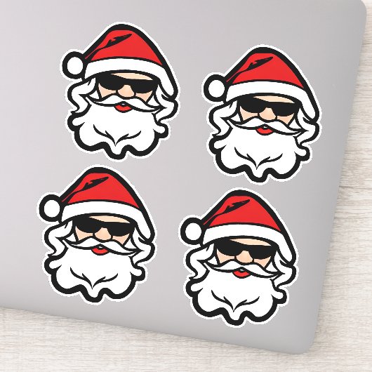 Cool Santa Sticker (Detail)