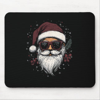 Cool Santa with Sunglasses Christmas Muismat