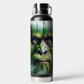 Cool Sasquatch in the Woods Waterfles (Achterkant)
