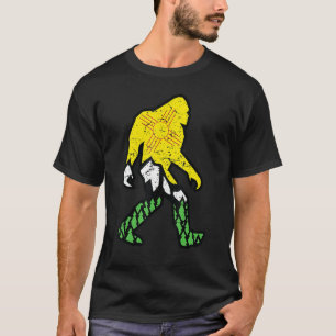 Cool Sasquatch is een echte nieuwe Mexicaanse vlag T-shirt