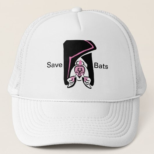 Cool Save BATS -Halloween -Wildlife - Trucker Pet (Voorkant)
