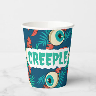 Cool Scary Spooky Eyes Halloween Papieren Bekers
