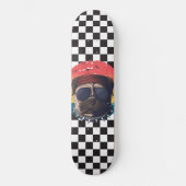 Cool schattig Pug dambord Skateboard (Voorkant)