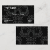 Cool schedelpatroon visitekaartje (Voorkant / Achterkant)