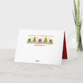 Cool Sci-fi kaart met zwevende Baubles (Achterkant)