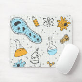 Cool science Geek biology art Muismat (Met muis)
