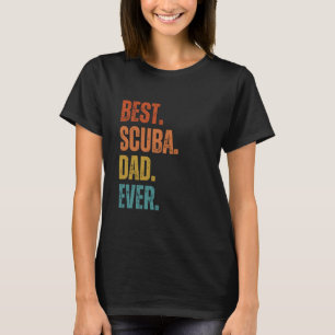 Cool scuba duiken voor papa Mannen oceaan duiker i T-shirt