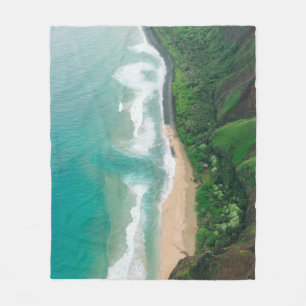 Cool Seascape Fleece Deken
