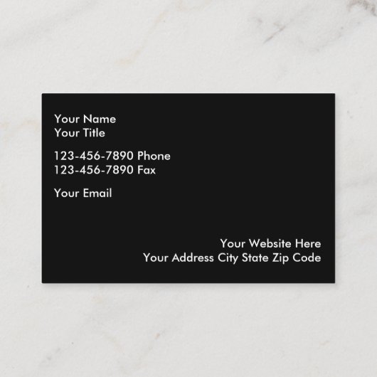 Cool Services de construction Cartes de visite mod (Dos)