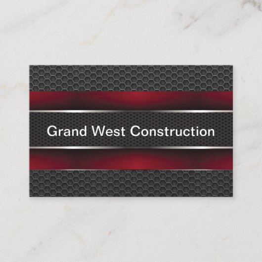 Cool Services de construction Cartes de visite mod (Devant)