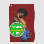 COOL ! Serviette de golf - Custom (Devant)