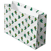 Cool Shades Green Chili Pattern Groot Cadeauzakje (Voorkant Gekanteld)