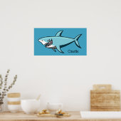 Cool Shark, aangepaste naam poster (Keuken)