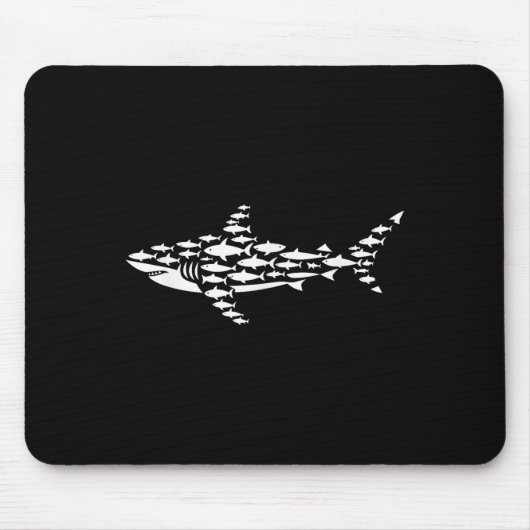 Cool Shark Art For Men Women Kids Boys Girls Shark Muismat (Voorkant)