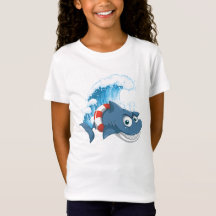Cool Shark Splash kids T-shirt ontwerp voor kinder