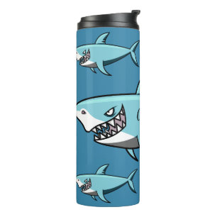 Cool Sharks, aangepaste naam tumbler Thermosbeker
