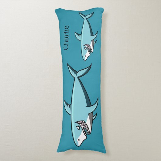 Cool Sharks custom name body pillow Lichaamskussen (Voorkant Verticaal)