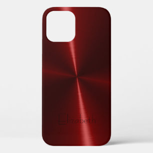 Cool Shiny Radial Metal iPhone 12 Pro Hoesje
