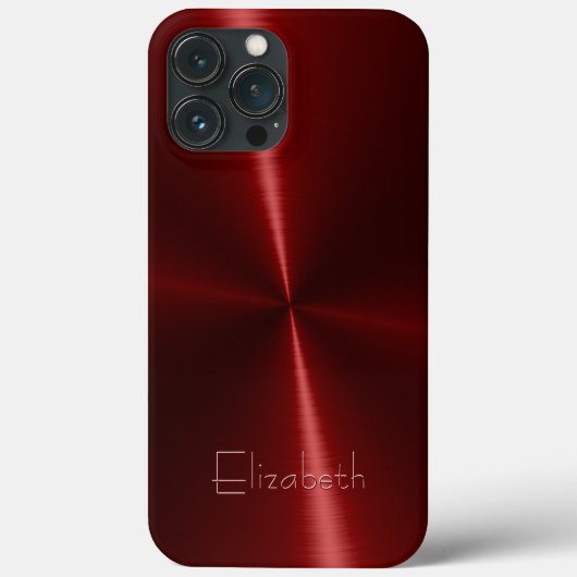 Cool Shiny Radial Metal Case-Mate iPhone Case (Achterkant)