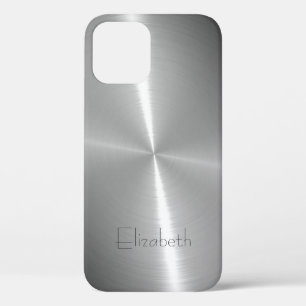 Cool Shiny Radial Metallic iPhone 12 Pro Hoesje