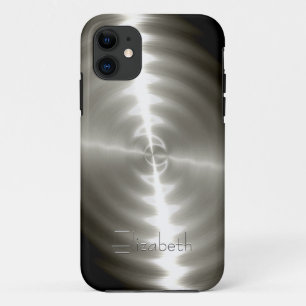 Cool Shiny Radial Metallic iPhone 11 Hoesje